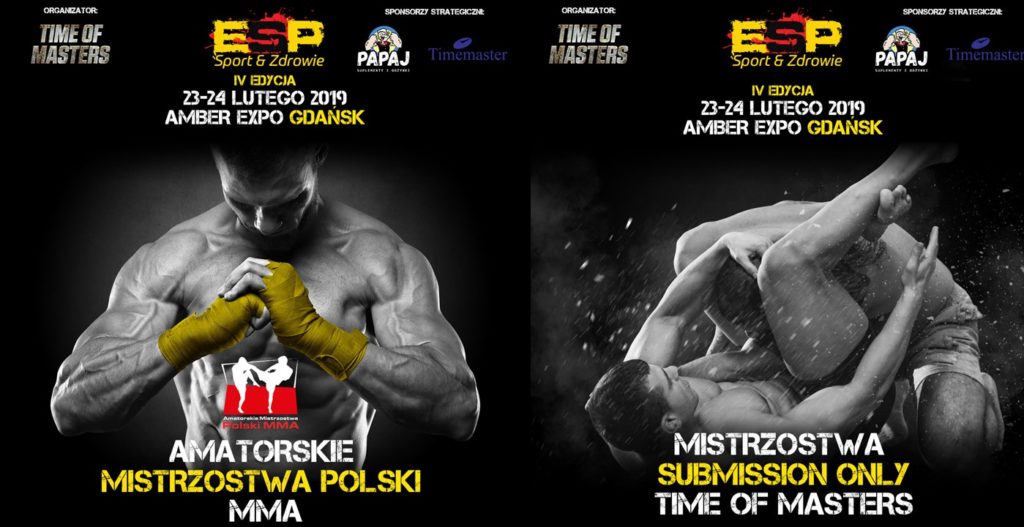 Zapraszamy na Amatorskie Mistrzostwa Polski MMA: Time of Masters w Gdańsku