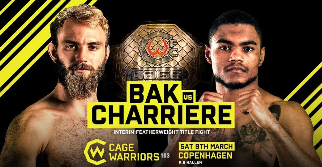 Morgan Charriere zastąpi Dean’a Trueman’a na Cage Warriors 103 w Kopenhadze