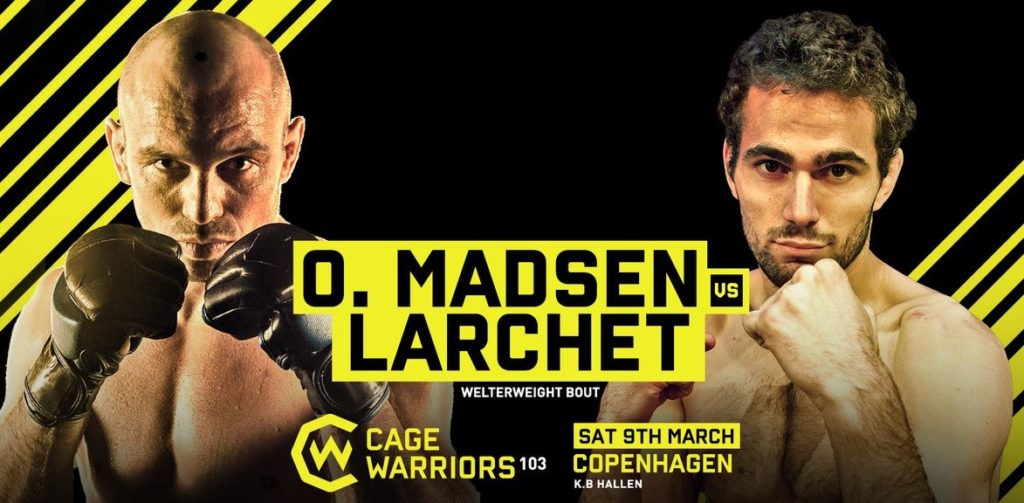 Srebrny medalista olimpijski Mark O. Madsen wystąpi na Cage Warriors 103 w Kopenhadze