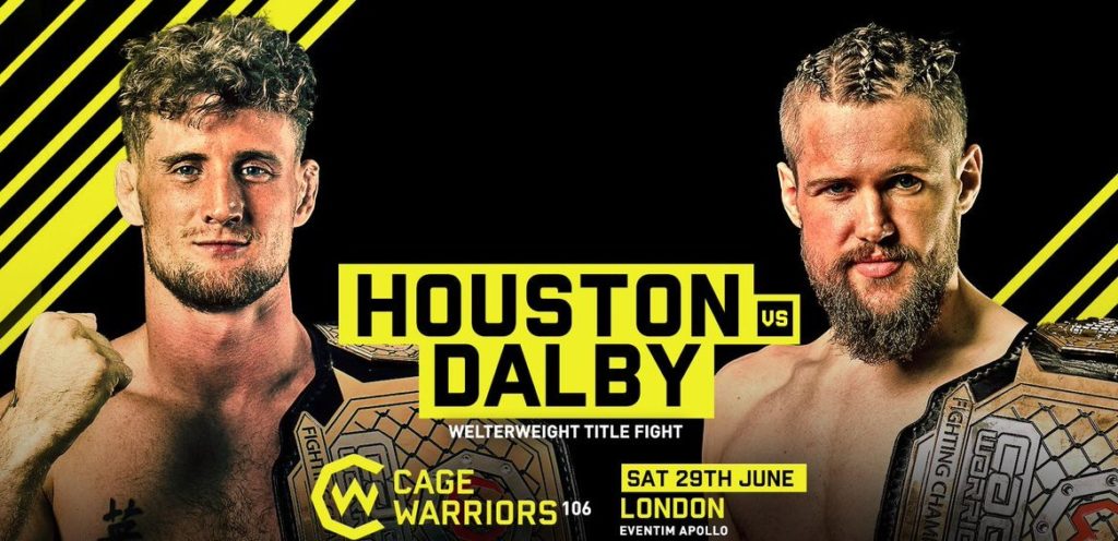 Ross Houston zmierzy się z Nicolasem Dalby’m o pas mistrzowski na Cage Warriors 106 w Londynie