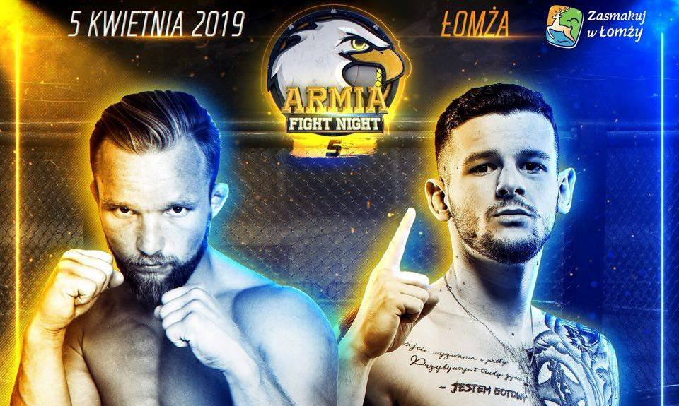 Dawid Romański vs. Maciej Tercjak na Armia Fight Night 5 w Łomży