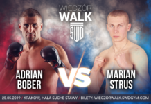 Adrian Bober vs Marian Strus kolejnym zawodowym pojedynkiem na gali Wieczór Walk SWD