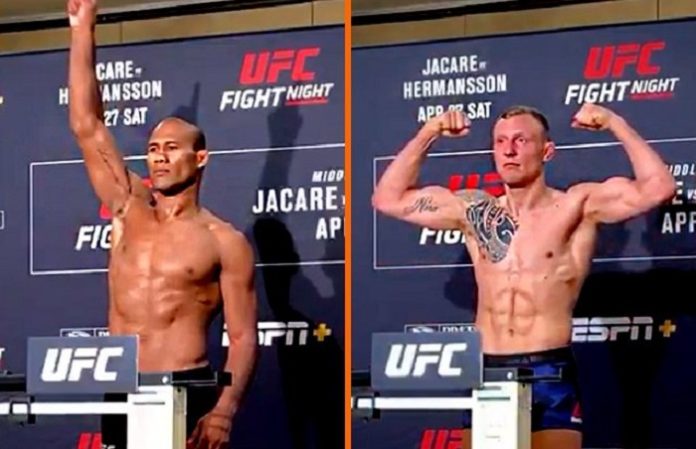 jacare ważenie UFC Sunrise