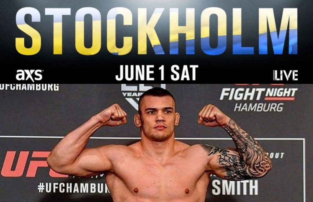 Darko Stosic wystąpi na UFC on ESPN+11 w Sztokholmie