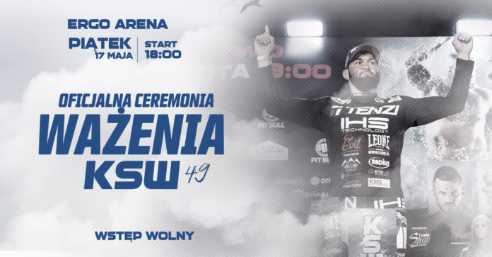 ceremonia ważenia KSW 49