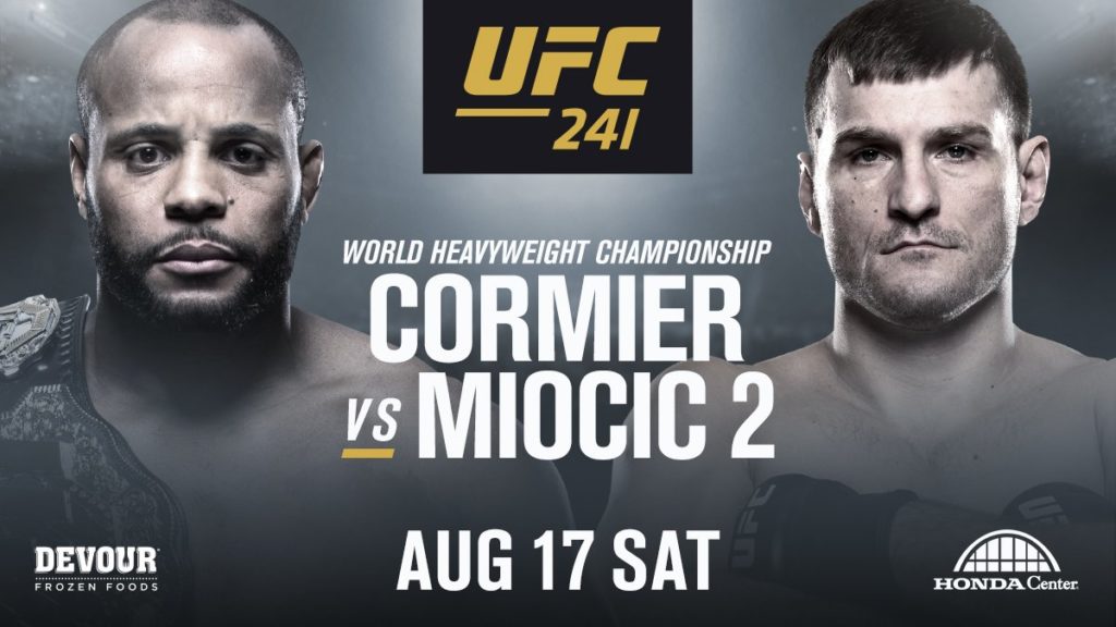 Oficjalnie: Rewanżowe starcie Daniela Cormiera ze Stipe Miociciem walką wieczoru UFC 241