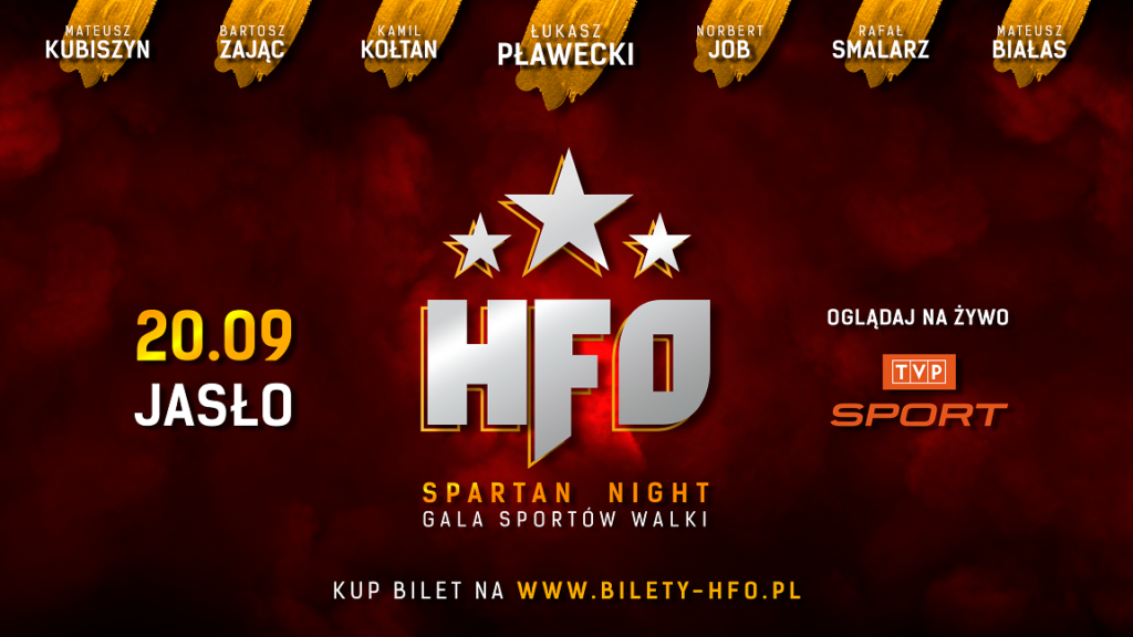 HFO Spartan Night – kolejna gala młodej organizacji we wrześniu