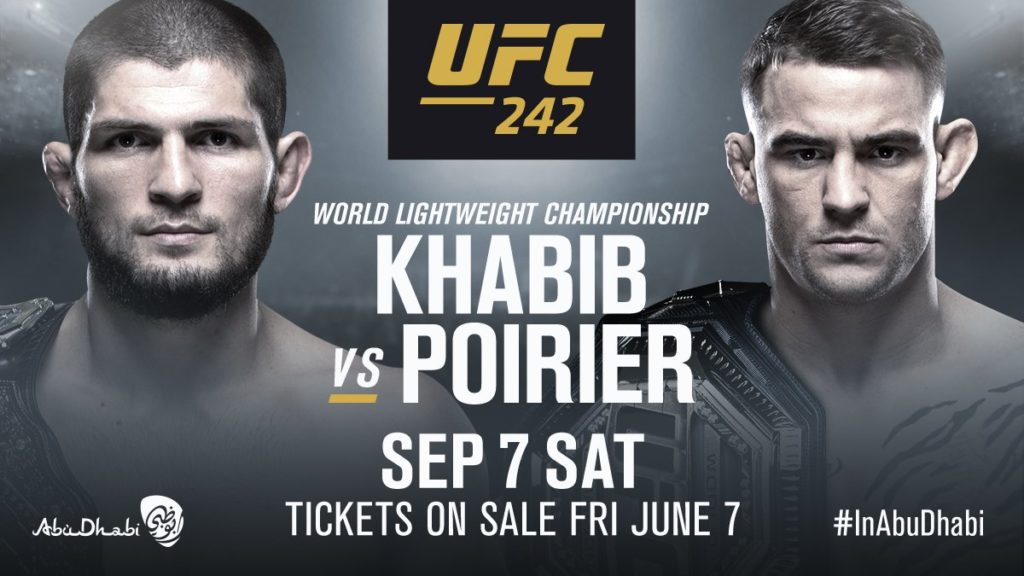 OFICJALNIE: Nurmagomedov vs. Poirier o pas na UFC 242