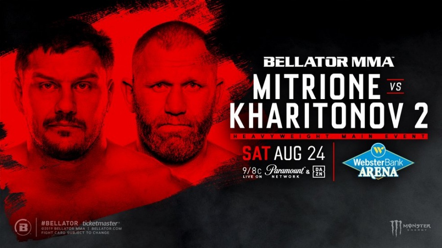 Matt Mitrione vs. Sergei Kharitonov 2 walką wieczoru na gali Bellatora w Bridgeport