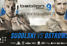 Łukasz Sudolski vs. Mateusz Ostrowski na Babilon MMA 9 w Międzyzdrojach