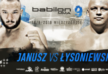 Wojciech Janusz vs. Łukasz Łysoniewski na Babilon MMA 9
