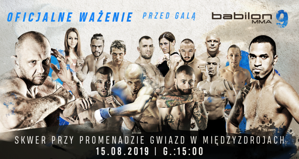 Ceremonia ważenia przed Babilon MMA 9 otwarta dla fanów