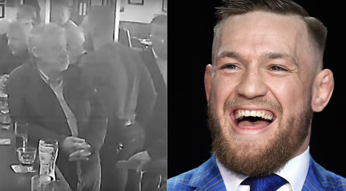Conor McGregor punching old guy