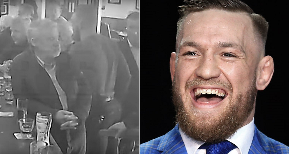 Conor McGregor punching old guy