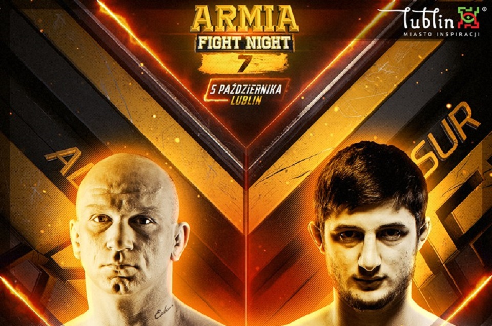 Adrian Kępa vs Mansur Azhiev na jubileuszowej gali Armia Fight Night 7