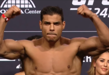 Paulo Costa ważenie UFC 241