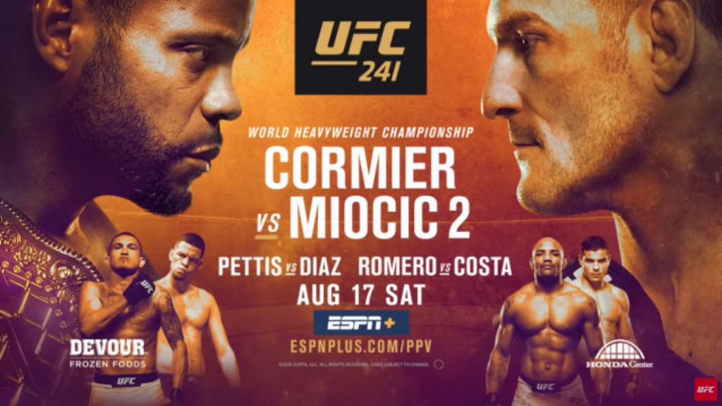 UFC 241 – karta walk. Gdzie i jak oglądać?