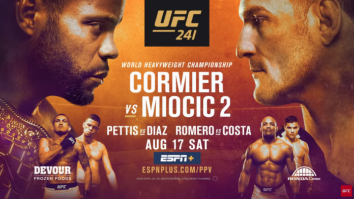 ufc 241 UFC 241 poster