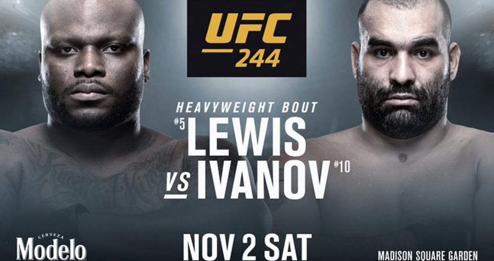 OFICJALNIE: Derrick Lewis vs. Blagoy Ivanov na UFC 244 w Nowym Jorku