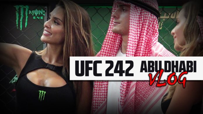 ufc 242 vlog abu dhabi