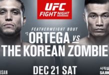 Brian Ortega vs. „Koreański Zombie” walką wieczoru gali UFC on ESPN+ 23 w Busan