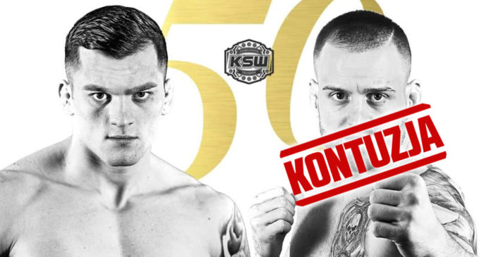 Soldic Kincl KSW 50 kontuzja Soldic Kincl KSW 50 kontuzja