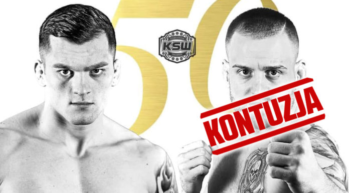 Soldic Kincl KSW 50 kontuzja