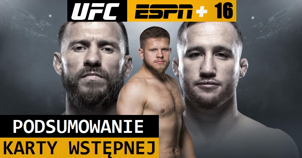 UFC on ESPN+ 16 – relacja i podsumowanie karty wstępnej [WIDEO]