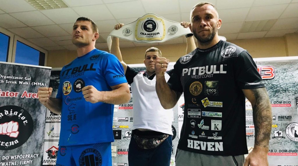 Gladiator Arena 13 – pełna karta walk. Marcin Wójcik w main evencie.