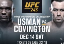 OFICJALNIE: Kamaru Usman vs. Colby Covington na UFC 245 w Las Vegas