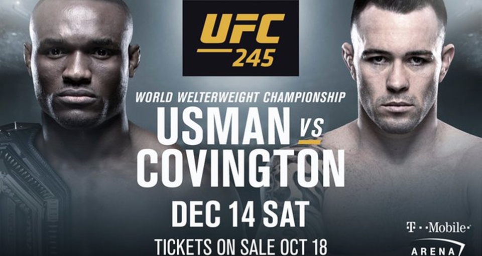 OFICJALNIE: Kamaru Usman vs. Colby Covington na UFC 245 w Las Vegas