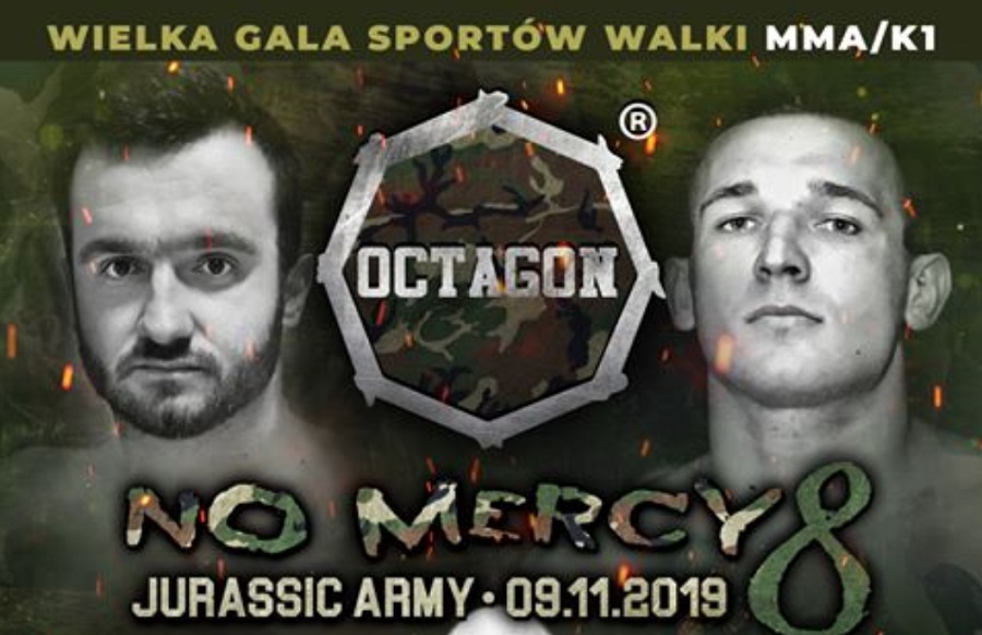 Octagon No Mercy 8: Jurassic Army w Zawierciu – pełna karta walk