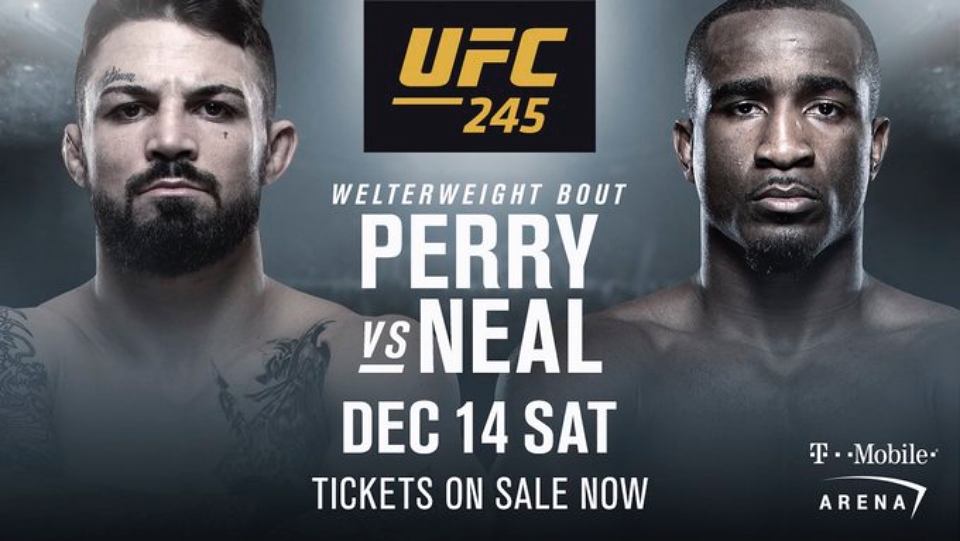 OFICJALNIE: Mike Perry vs. Geoff Neal na UFC 245 w Las Vegas