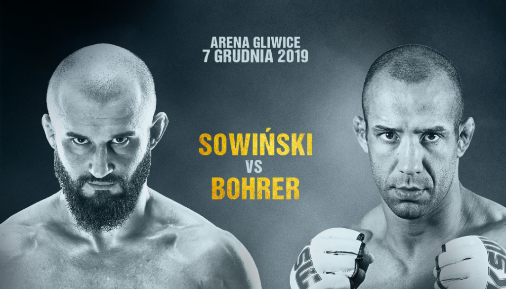 Artur Sowiński kontra Vinicius Bohrer na gali KSW 52 w Gliwicach