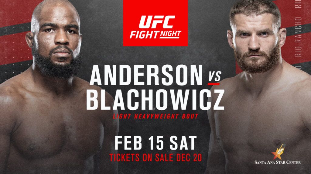 OFICJALNIE: Błachowicz vs. Anderson na UFC Rio Rancho