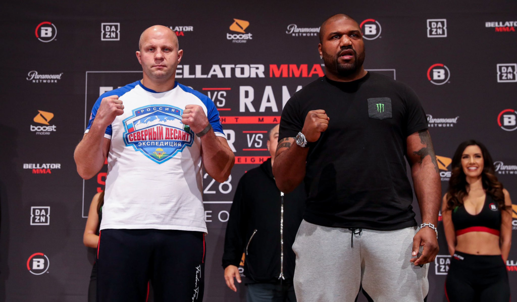 Bellator 237 – wyniki ważenia. Rampage 10 kg cięższy od Fedora [WIDEO]