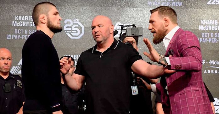 Conor McGregor, Khabib Nurmagomedov, Dana White
