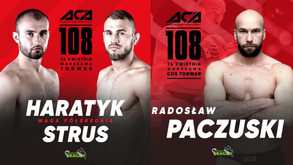 Strus vs. Haratyk, kolejna walka Paczuskiego na ACA 108