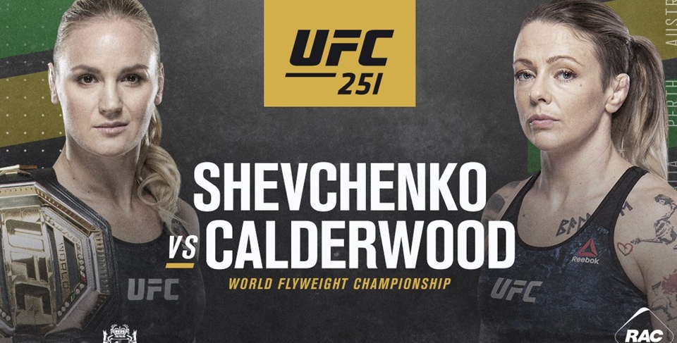 OFICJALNIE: Valentina Shevchenko vs. Joanne Calderwood na UFC 251 w Australii