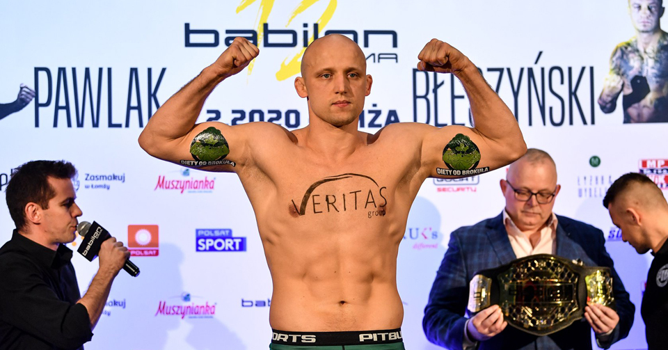 Paweł Pawlak wystąpi w walce wieczoru na Babilon MMA 14