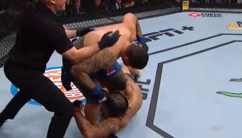 UFC 247: Justin Tafa znokautował fatalnego Juana Adamsa [WIDEO]
