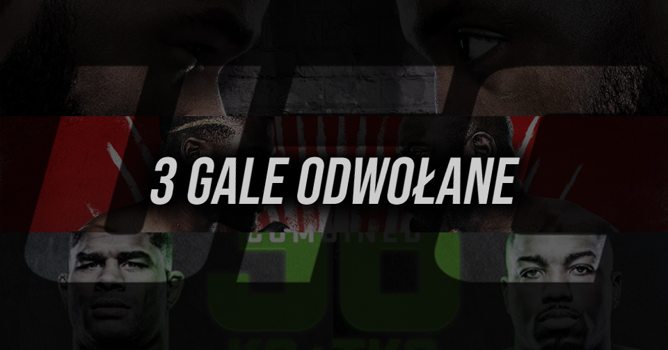 UFC odwołuje 3 gale. Dana White: „Zrobiliśmy wszystko, co w naszej mocy”