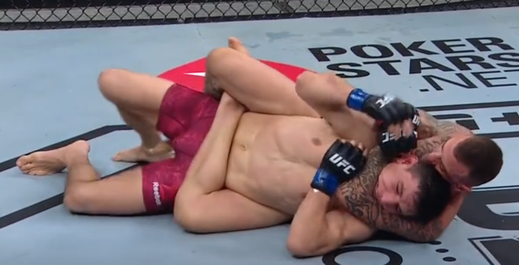 UFC Brasilia: Renato Moicano błyskawicznie udusił Damira Hadzovicia [WIDEO]