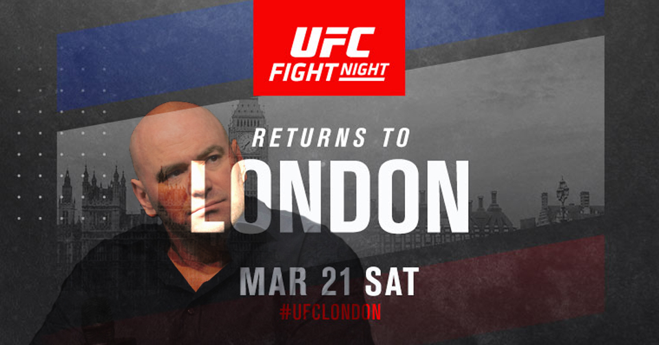 UFC w Londynie z udziałem publiczności
