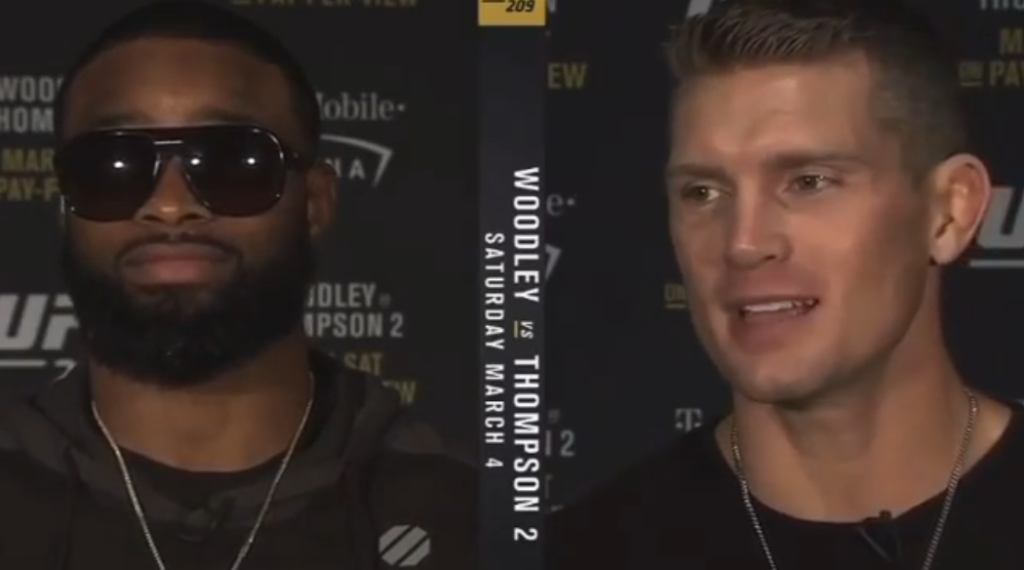 Tyron Woodley przeprasza Stephena Thompsona: „Byłem wredny”