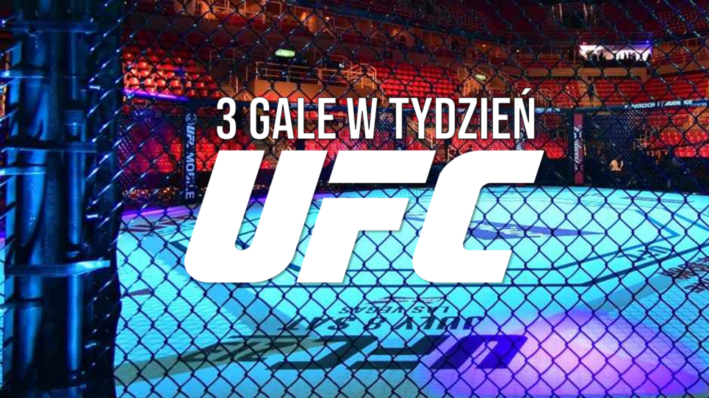 UFC zorganizuje trzy gale w jednym tygodniu