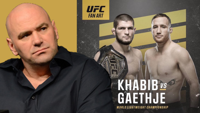 gaethje vs khabib dana white