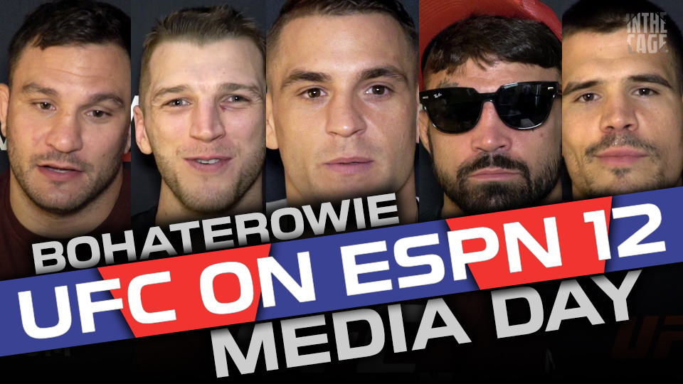 Media day przed UFC on ESPN 12 | Poirier | Hooker | Gall | Perry | Villante [WYWIADY]