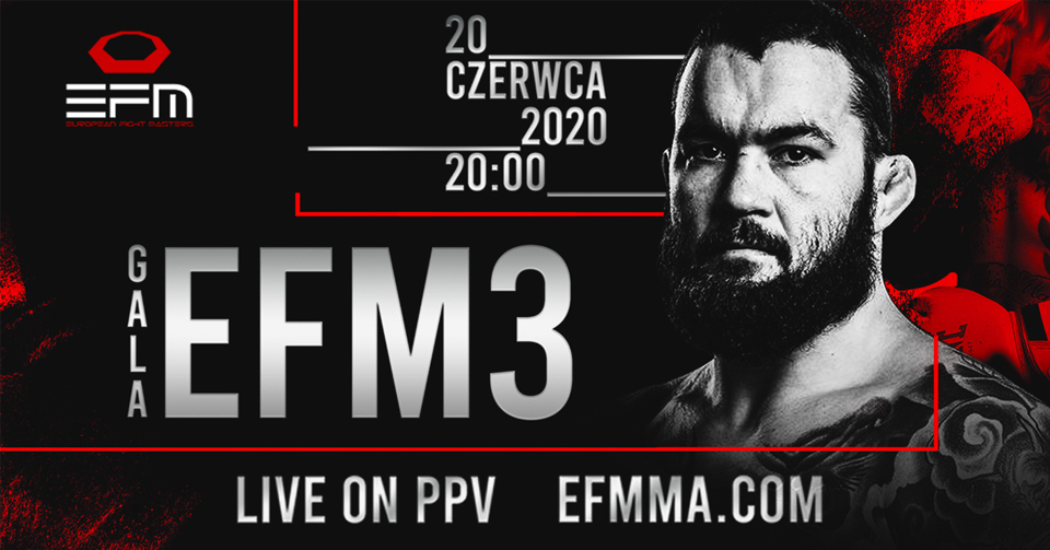 Już 20 czerwca gala EFM w PPV z udziałem Michała Materli –  pełna karta walk