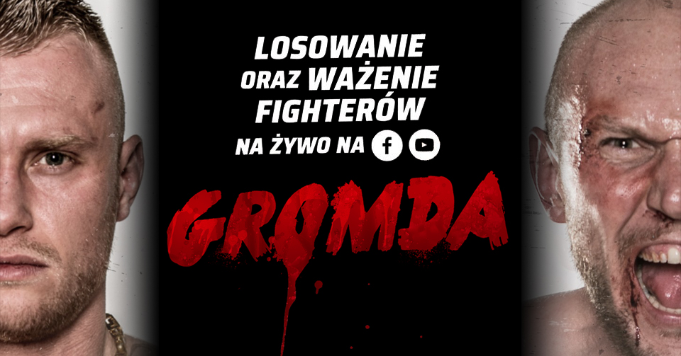 GROMDA - wyniki ważenia i losowanie [WIDEO] - InTheCage.pl